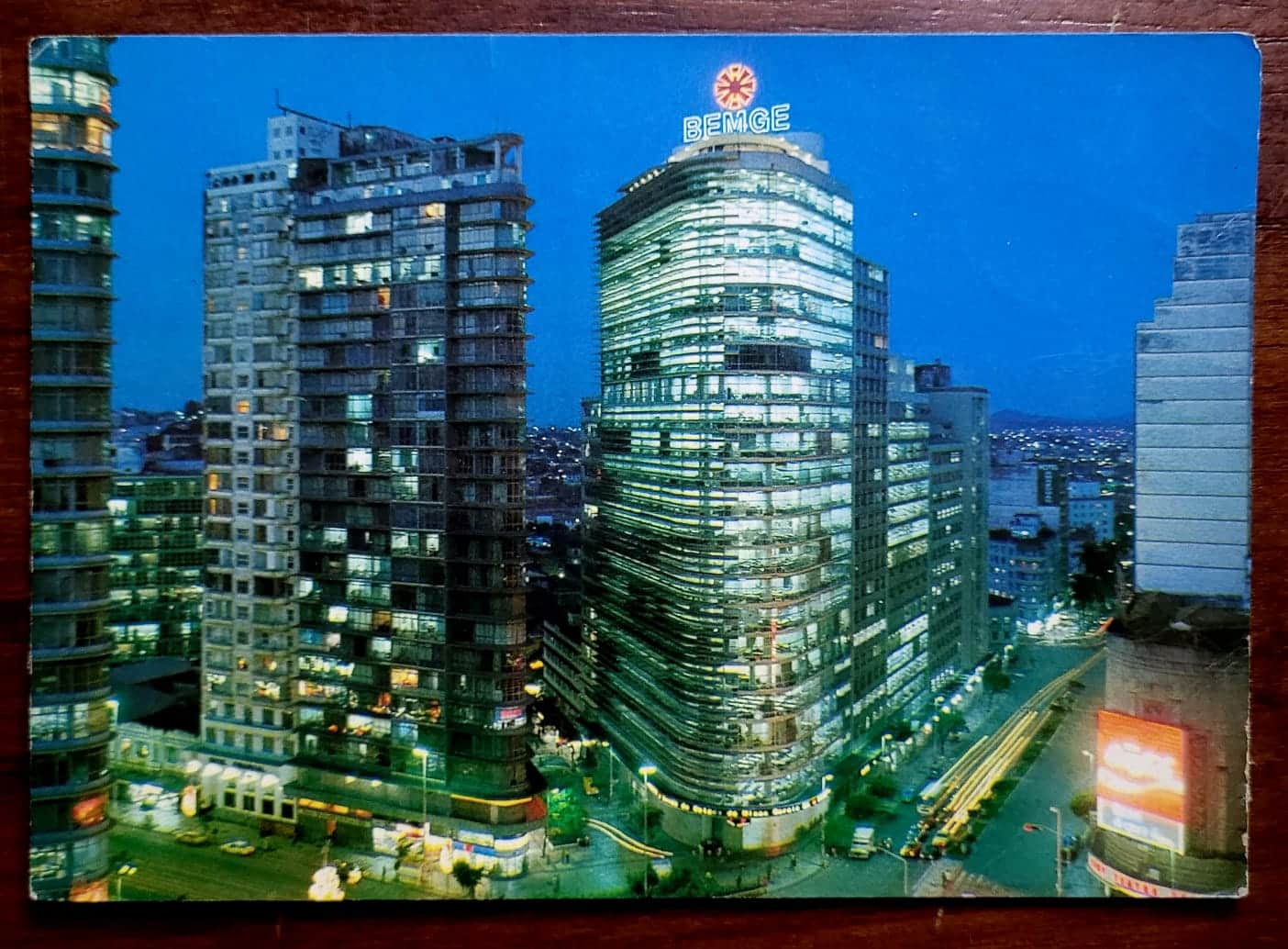 Cartão Postal – Minas Gerais (Belo Horizonte) Aspecto Noturno da Praça 7