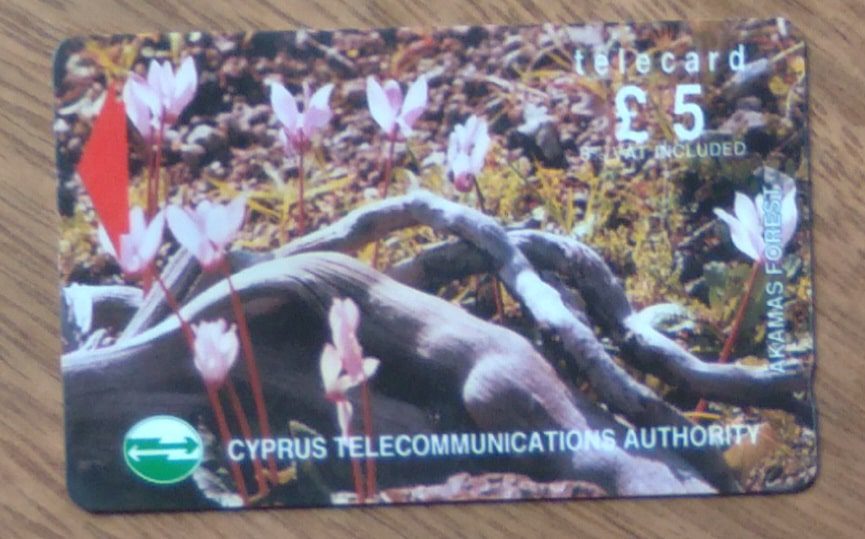 | Casa do Colecionador Cartao Telefone Chipre Telecomunications Cyta 1997 Kamas Forest 2
