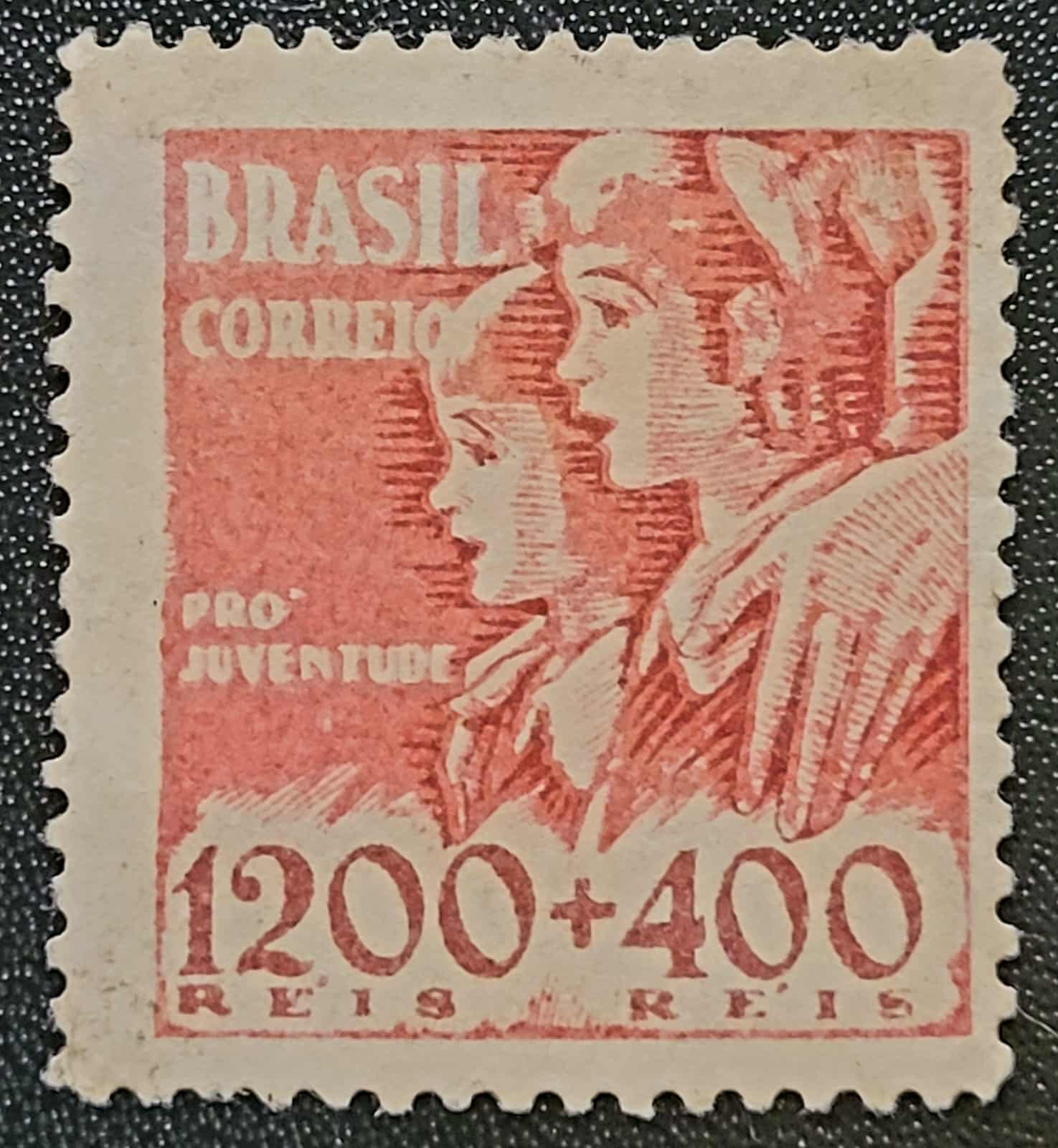 | Casa do Colecionador Comemorativos - RHM C0149 (Novo) 1.200+400 Réis - Pró Juventude - 23/12/1939 (Selos do Brasil)