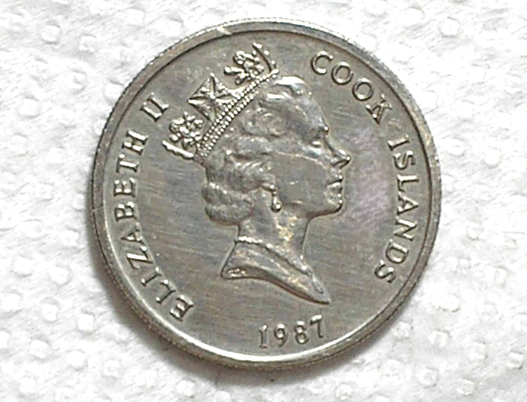 | Casa do Colecionador Cook Island) 10 Cents - 1987 / Prooflike / Níquel / box53