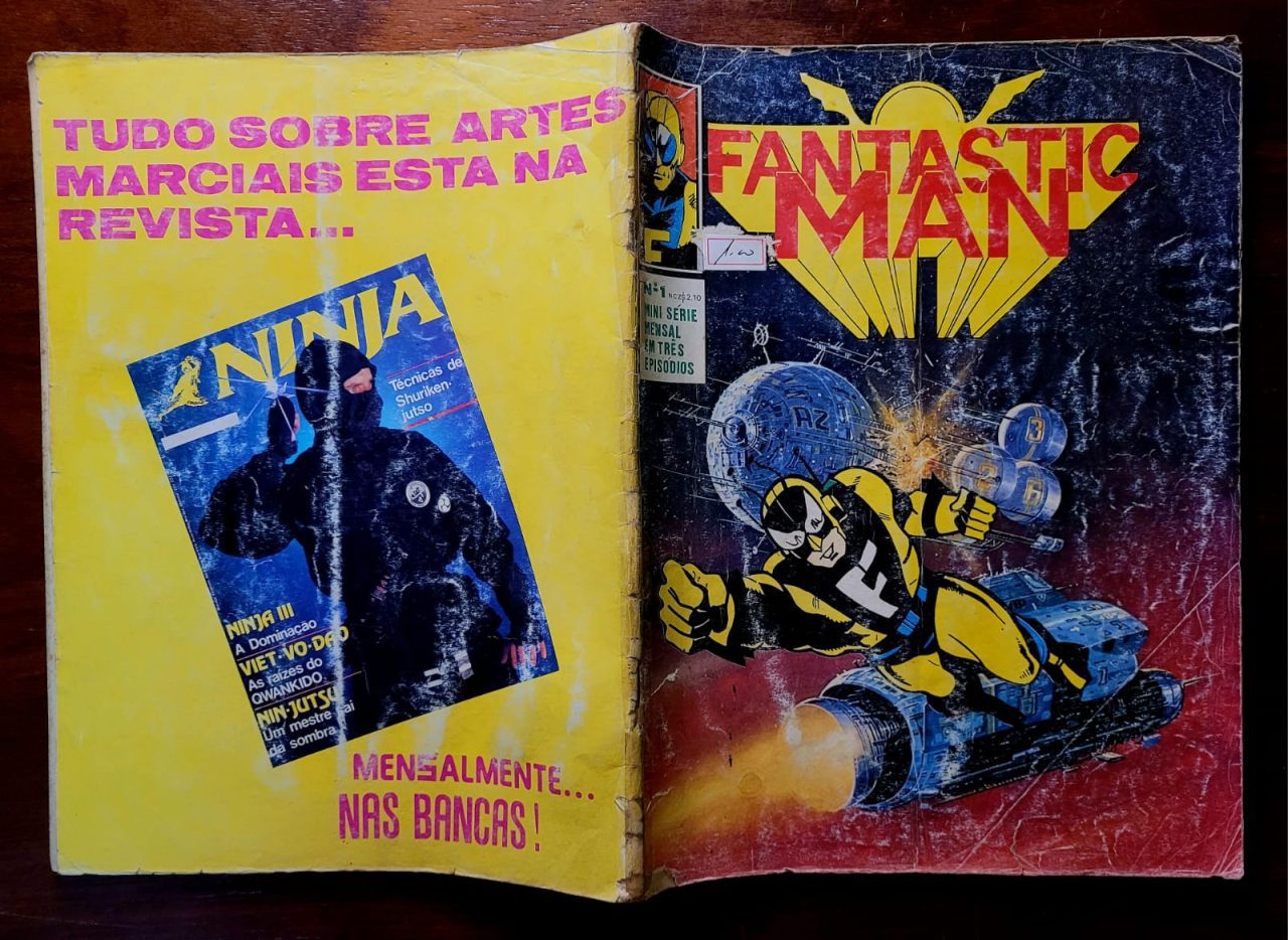 | Casa do Colecionador Fantastic Man Nº 1 (Editora Ninja) 1989 (HQ/Gibi)