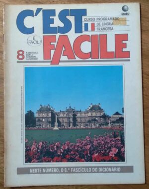 Fascículo C'est facile 8 francês. Ed Globo.