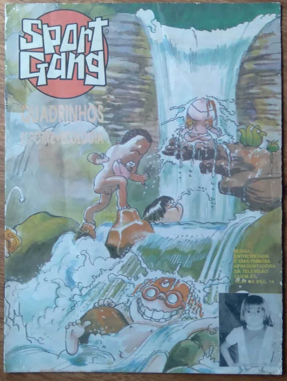 | Casa do Colecionador FGG. Gibi Sport Gang 1. E Sampa. Quadrinhos esporte ecologia.