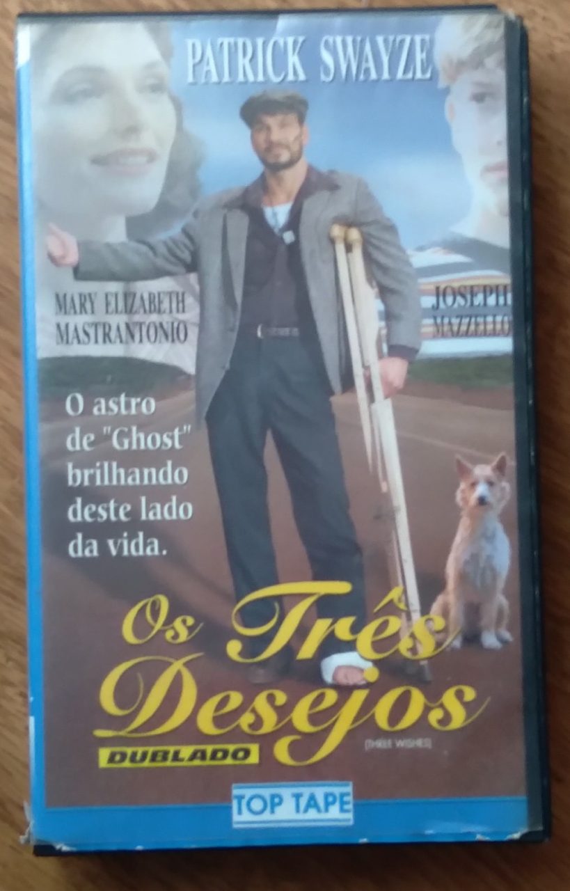 | Casa do Colecionador Filme VHS dublado Os três desejos. Patrick Swayze