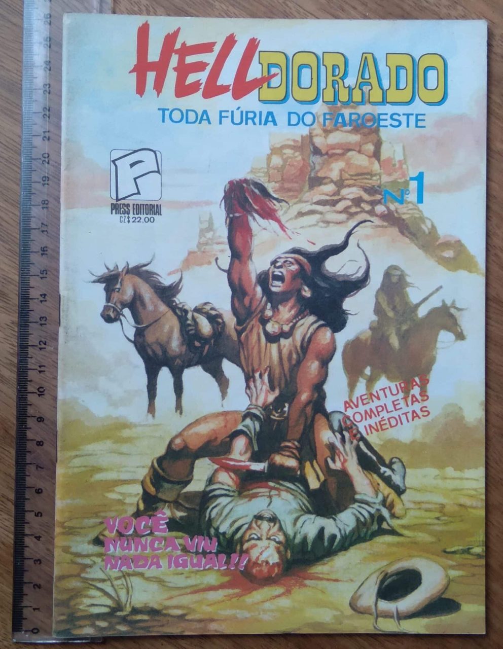 | Casa do Colecionador Gibi Helldorado toda furia do oeste 1 Ed Press. El Condor.