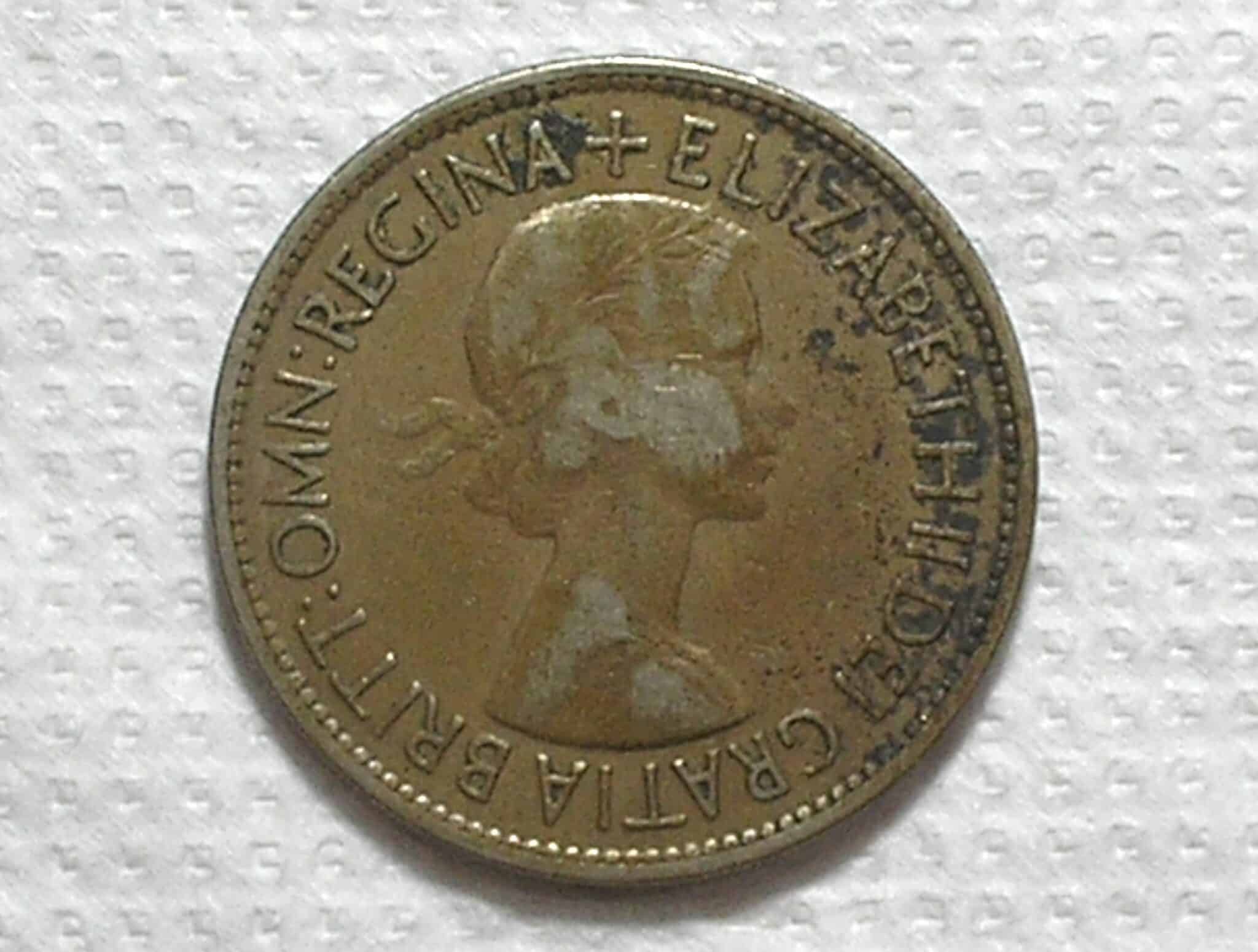 | Casa do Colecionador Inglaterra) 1/2 Crown - 1953 / 32,3mm / Co/Ni / box53