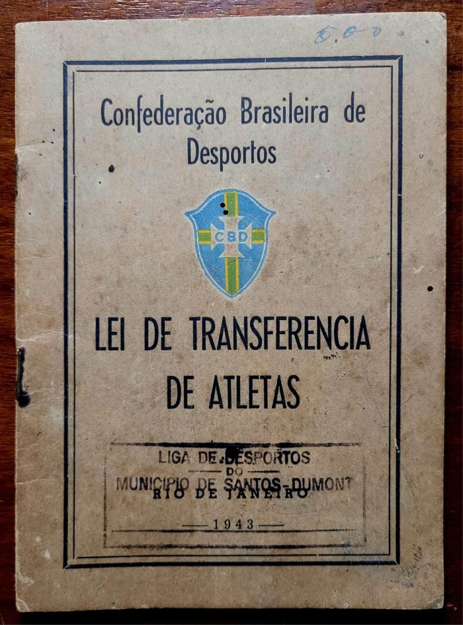 | Casa do Colecionador Lei de Transferência de Atletas - Confederação Brasileira de Desportos - 1943