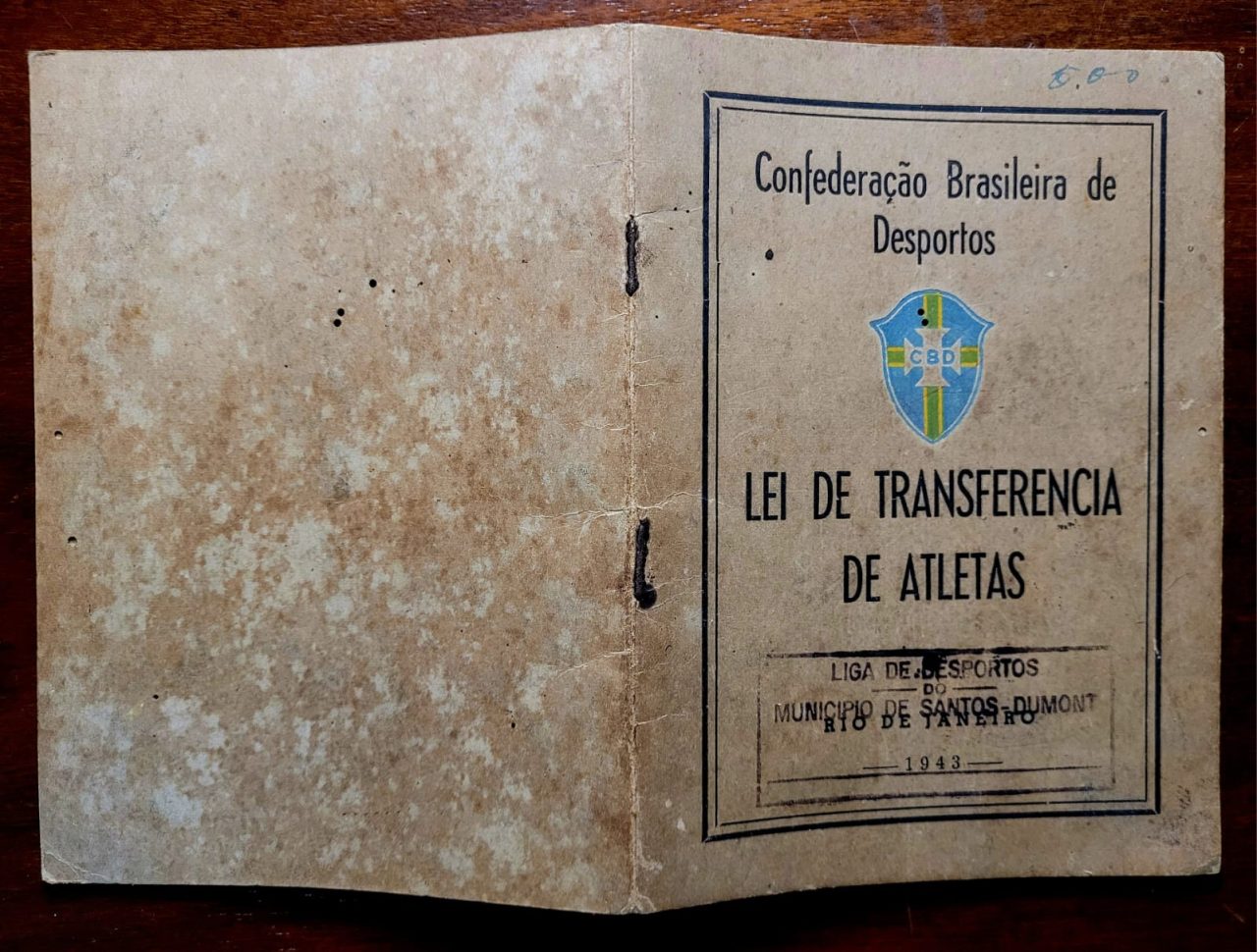 | Casa do Colecionador Lei de Transferência de Atletas - Confederação Brasileira de Desportos - 1943
