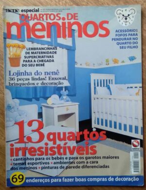 Lg27. Revista Nenê especial quartos de meninos 10. Lojinha acessórios.