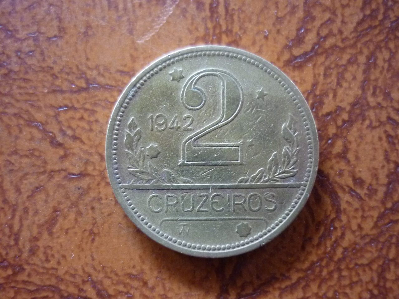 | Casa do Colecionador MOEDA 2 CRUZEIROS 1942 DATA ESCASSA