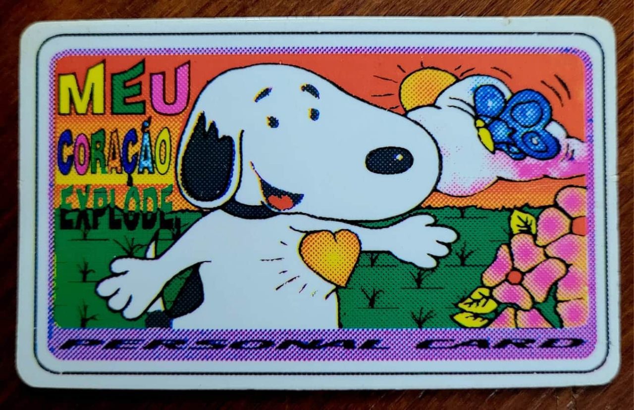 | Casa do Colecionador Personal Card - Snoopy