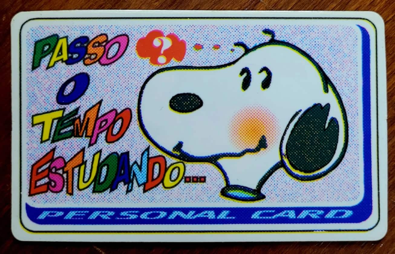 | Casa do Colecionador Personal Card - Snoopy
