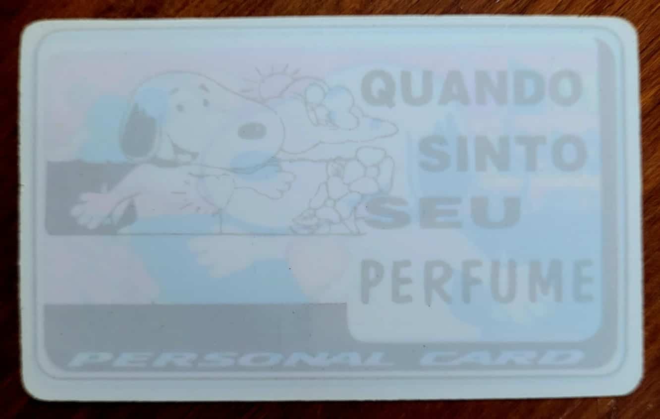 | Casa do Colecionador Personal Card - Snoopy