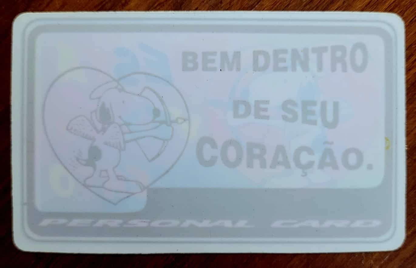 | Casa do Colecionador Personal Card - Snoopy