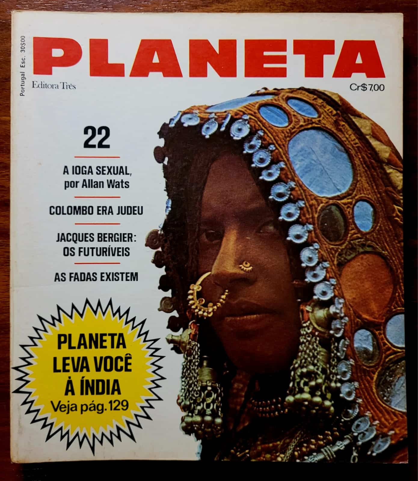 | Casa do Colecionador Planeta Nº 022 - Ioga Sexual (Editora Três) Junho 1974 (Revista)
