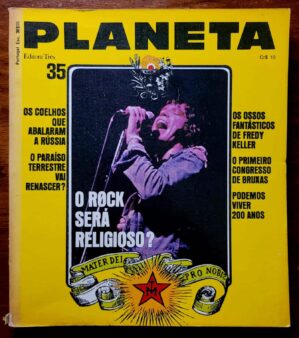 Planeta Nº 035 - A Terra vai ser Destruída (Editora Três) Agosto 1975 (Revista)