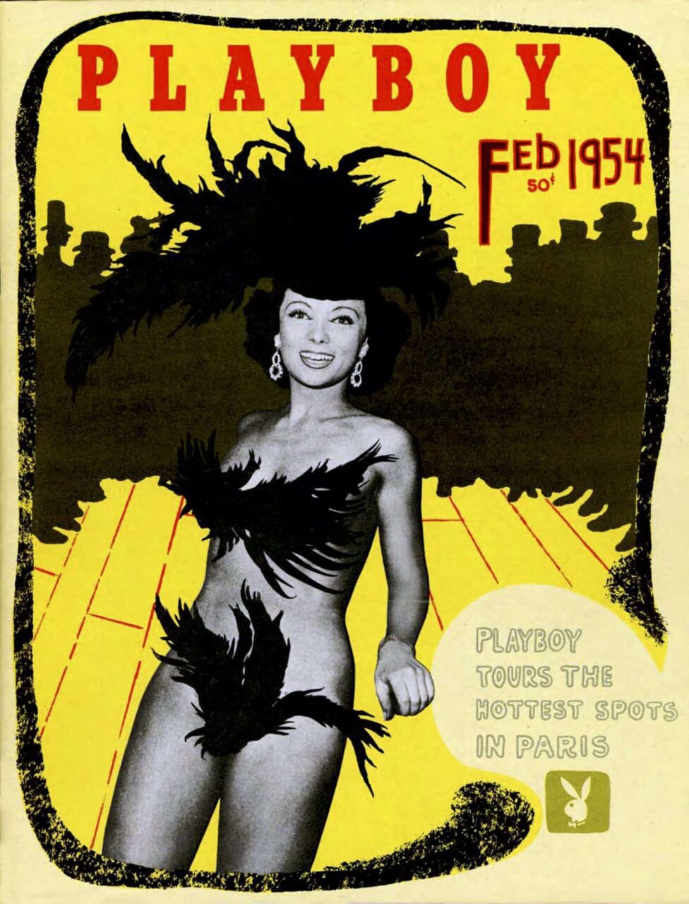 | Casa do Colecionador Playboy Americana Nº 003 em PDF - Playboy Visita os Locais mais Quentes de Paris - Fevereiro de 1954