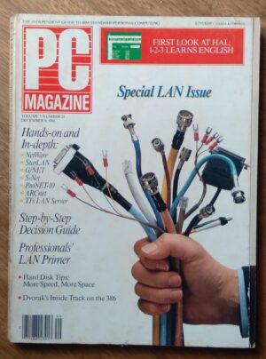 Revista em ingles pc magazine 49 1986. Special lan house.