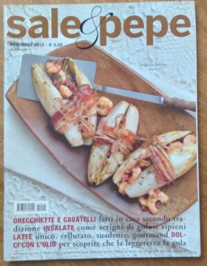 Revista em italiano Sale & pepe 11 2012. Ed Mondadori