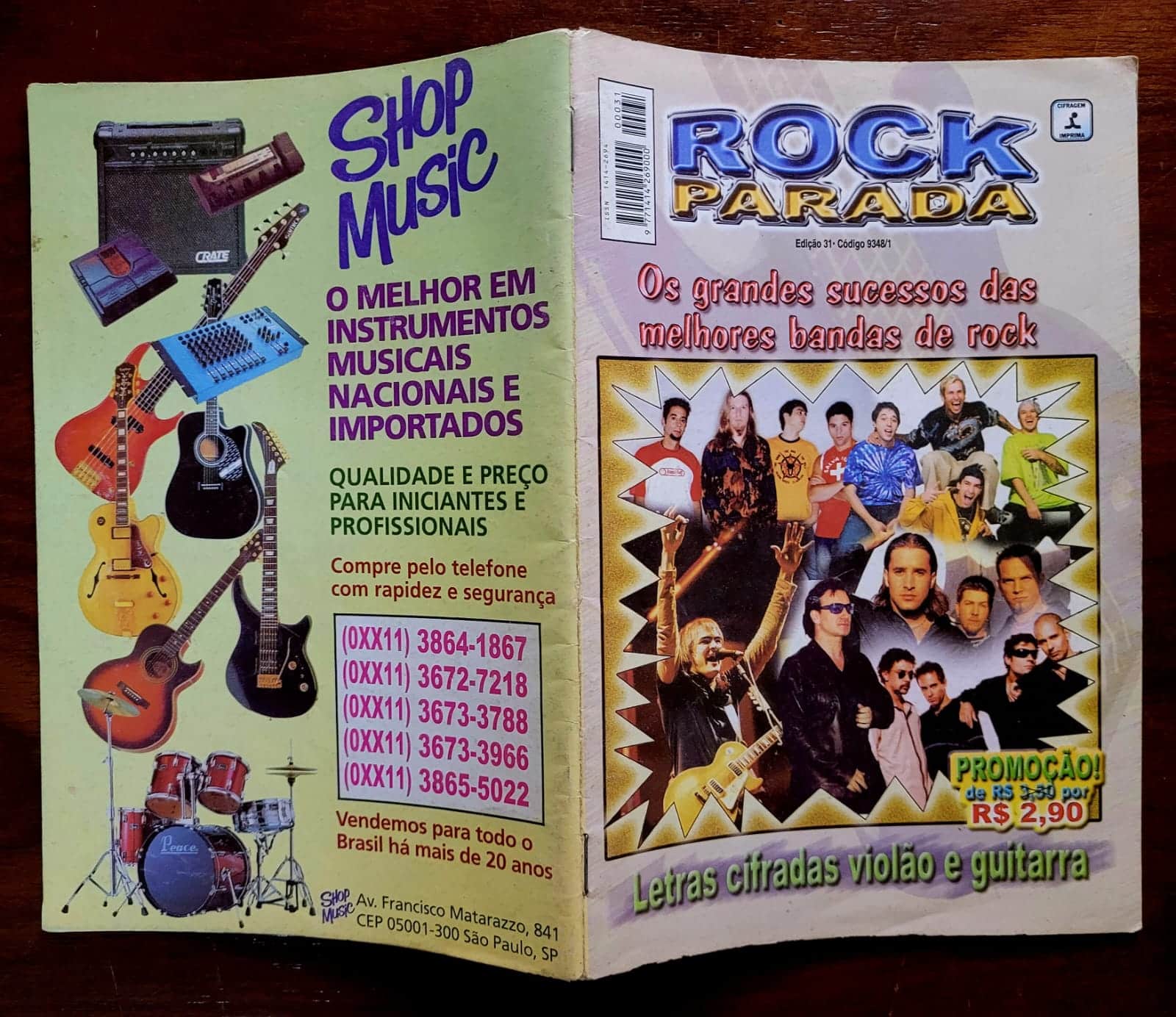 | Casa do Colecionador Rock Parada No 31 Os Grandes Sucessos Das Melhores Bandas De Rock 2