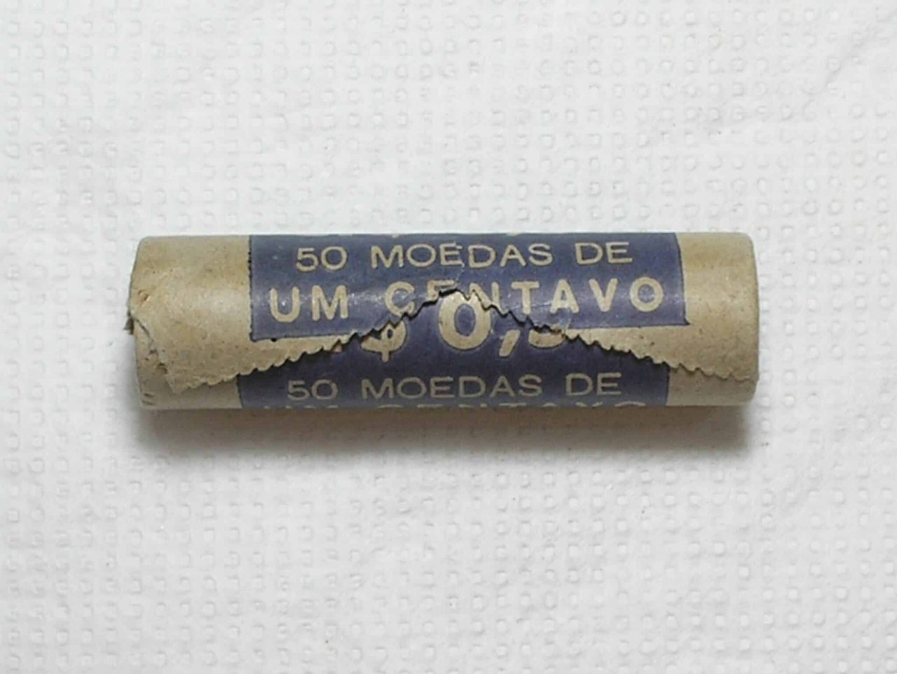 | Casa do Colecionador Rolo Original fechado do Banco central do Brasil com 50 moedas de 1 Centavo 1975 da "FAO" Cana de Açucar - Flor de Cunho - Peças escassas / m440.1