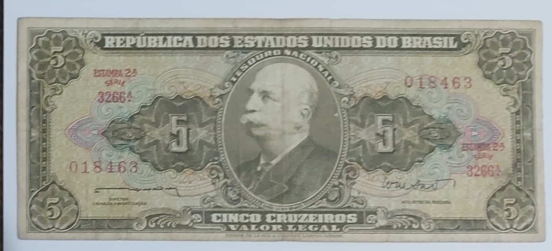 | Casa do Colecionador 5 Cruzeiros Sku 847