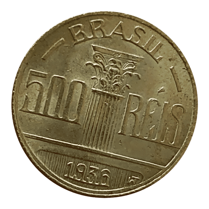 500 Réis 1936 Sob Sku 898