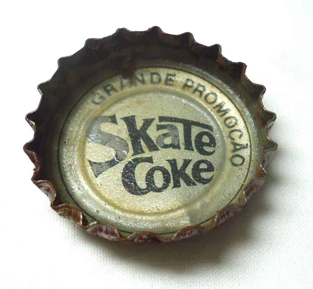 | Casa do Colecionador Antiga Tampinha Refrigerante Coca Cola – Promoção Skate Coke