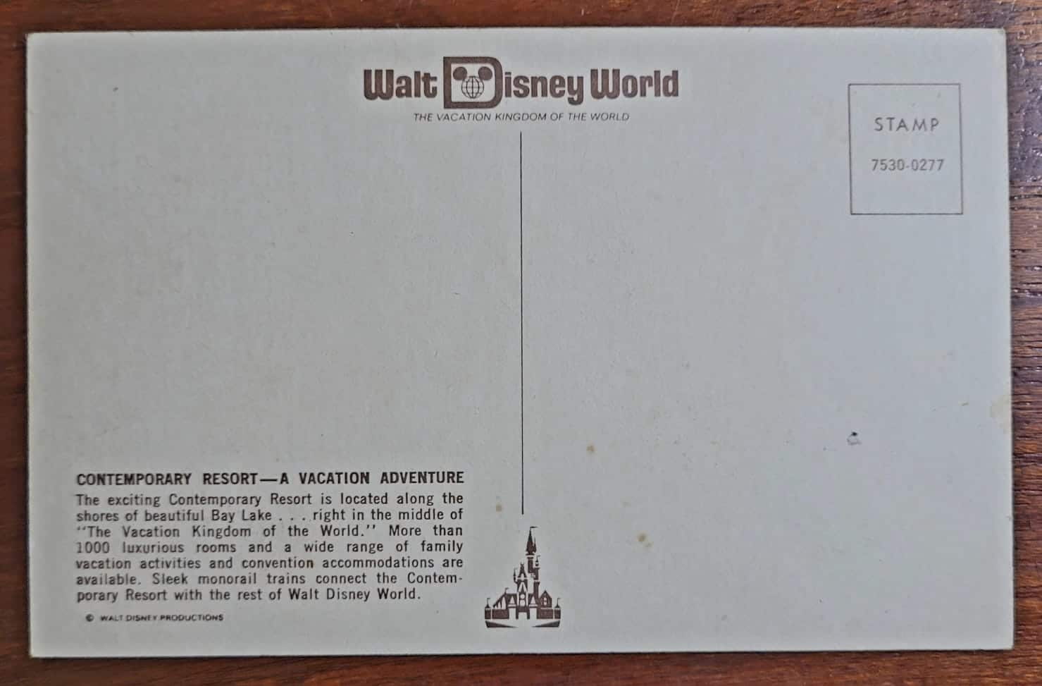 | Casa do Colecionador Cartão Postal Estrangeiro - Estados Unidos - Bay Lake - Walt Disney World