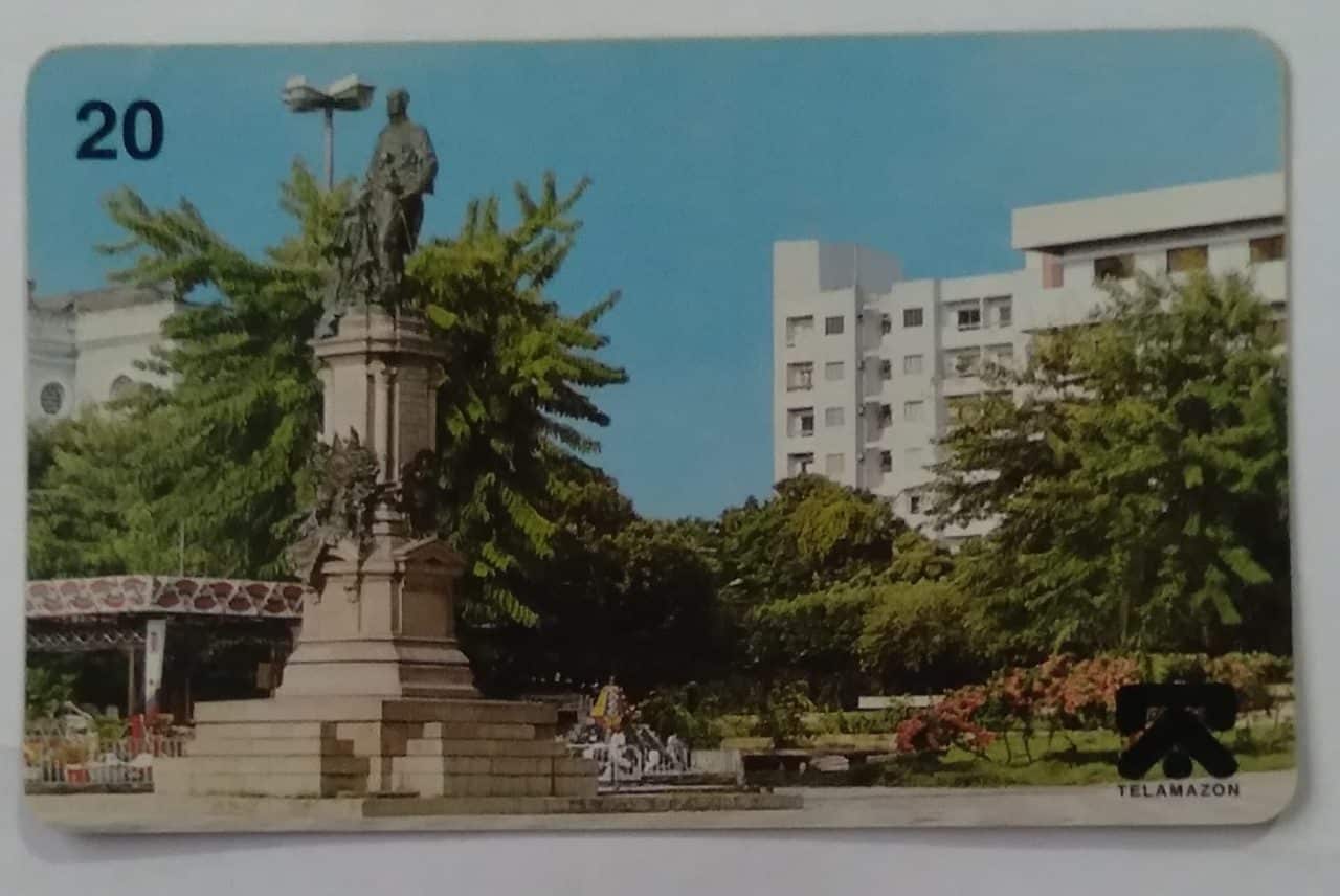 | Casa do Colecionador Cartão telefone Brasil Telamazon 199811. Praça da Saudade.