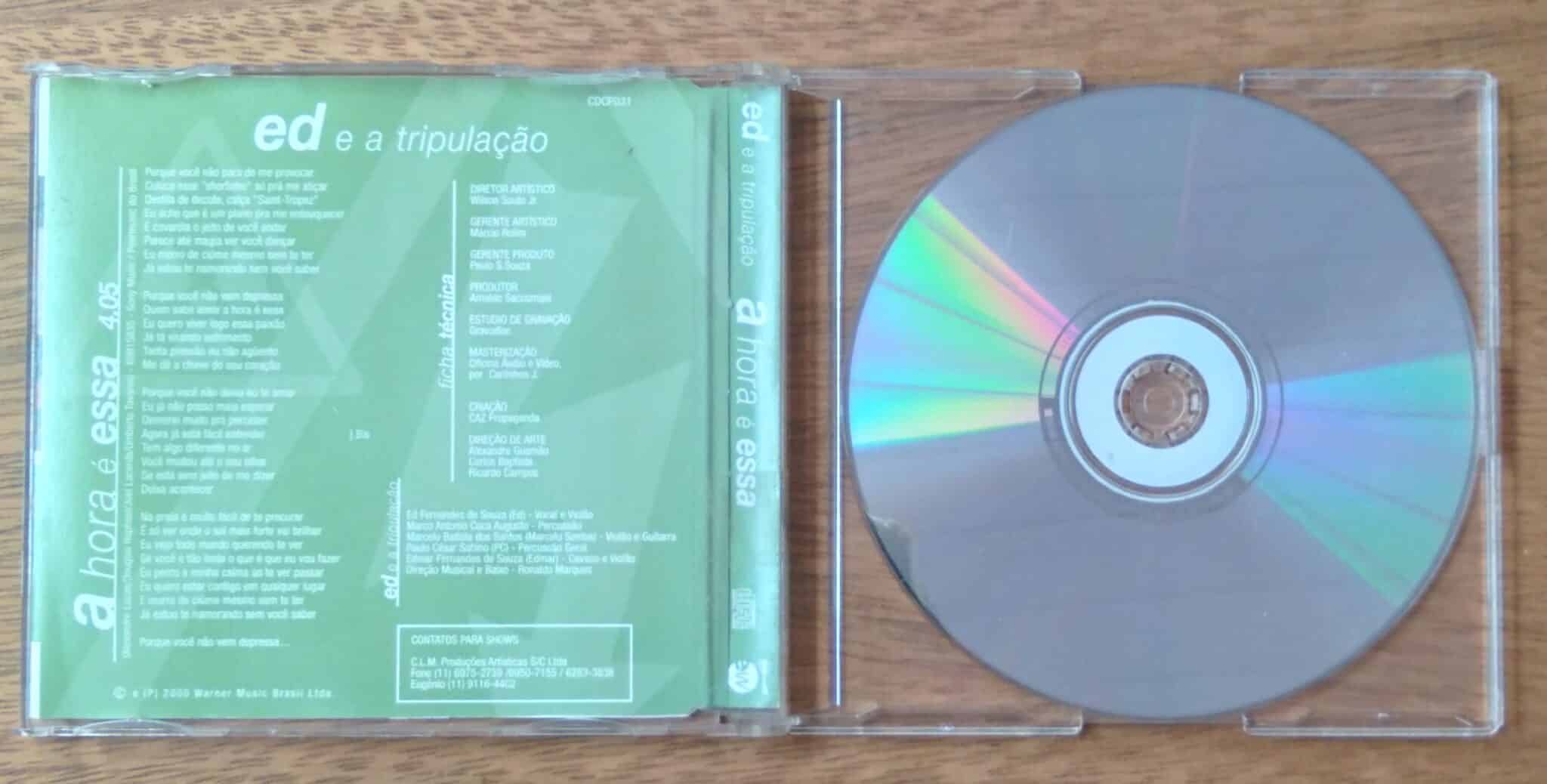 | Casa do Colecionador Cd promocional slim Ed e a tripulação. A hora é essa.