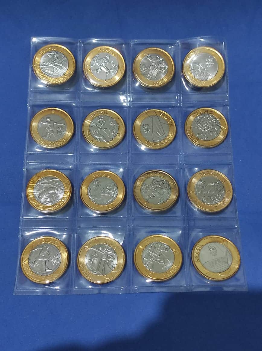 | Casa do Colecionador Coleção de Moedas das Olimpíadas Flor de Cunho FC