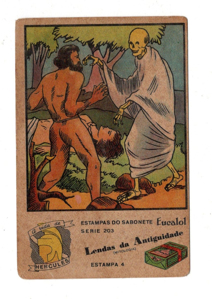 | Casa do Colecionador Estampas Eucalol Lendas da Antiguidade - Hercules - Serie 203 - Estampa 4