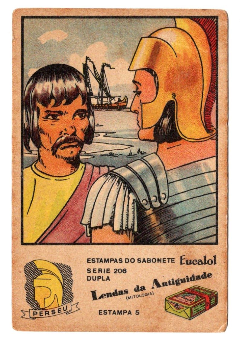 | Casa do Colecionador Estampas Eucalol Lendas da Antiguidade - Perseu - Serie 206 - Estampa 5