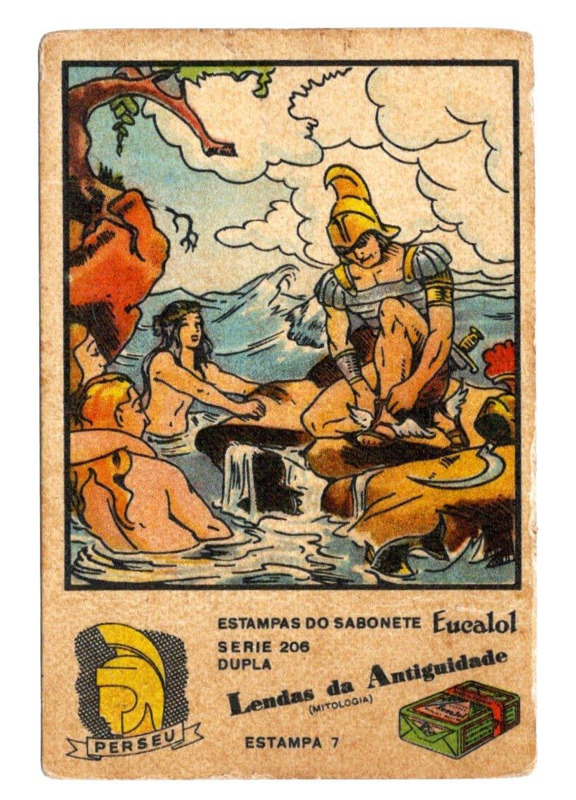 | Casa do Colecionador Estampas Eucalol Lendas da Antiguidade - Perseu - Serie 206 - Estampa 7