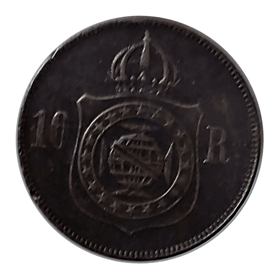 10 Réis 1869 c/ponto Sku 1136