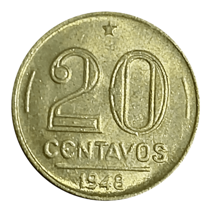 | Casa do Colecionador 20 Centavos 1948 Sob/FC Sku 1202