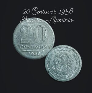 20 Centavos 1958 escassa Sku 1207