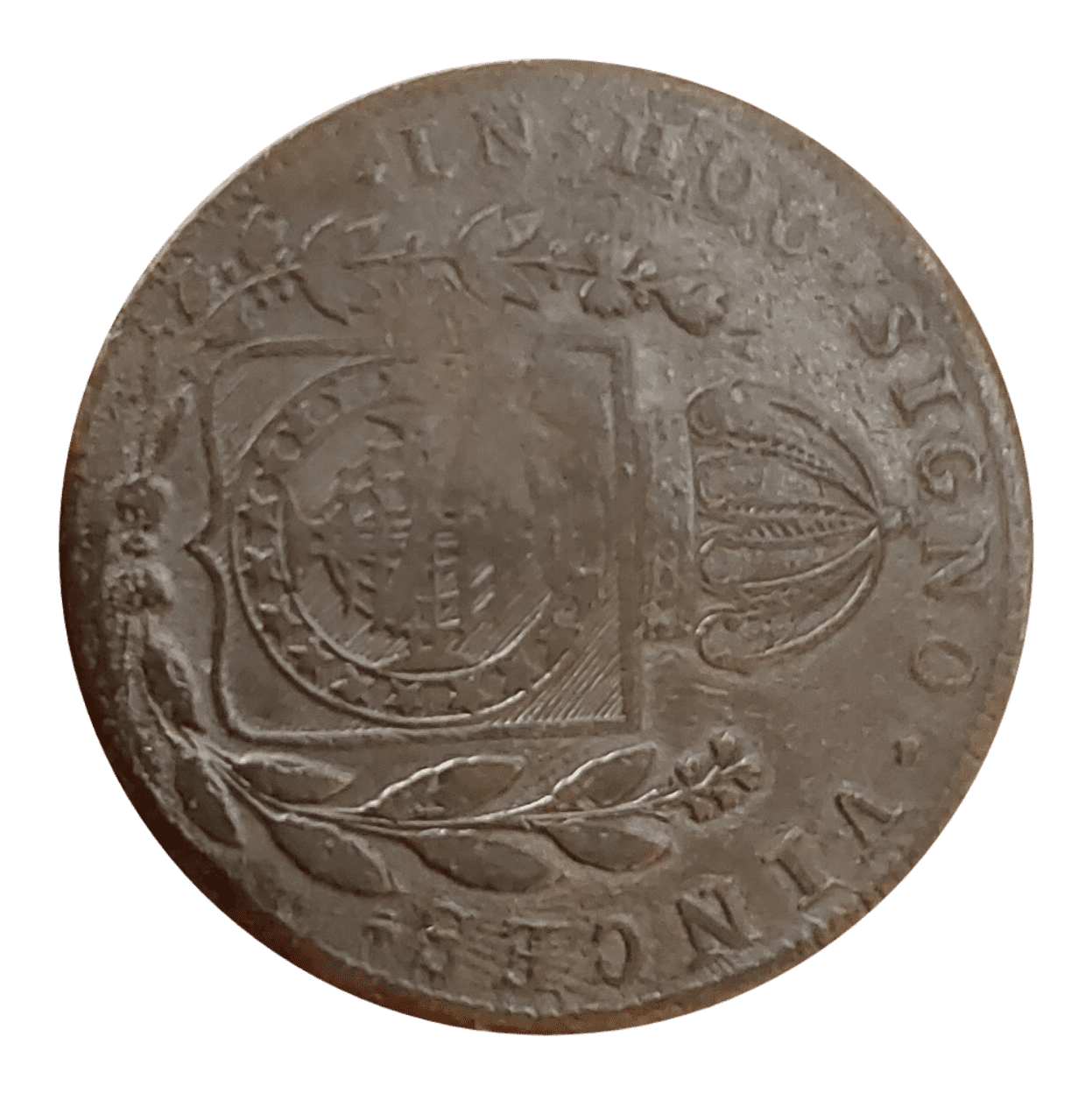 80 Réis 1828 c/carimbo de 40 Réis Sku 1193