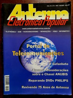 Antena Eletrônica Popular - Volume 119 Nº 3 - Maio/Junho de 2001
