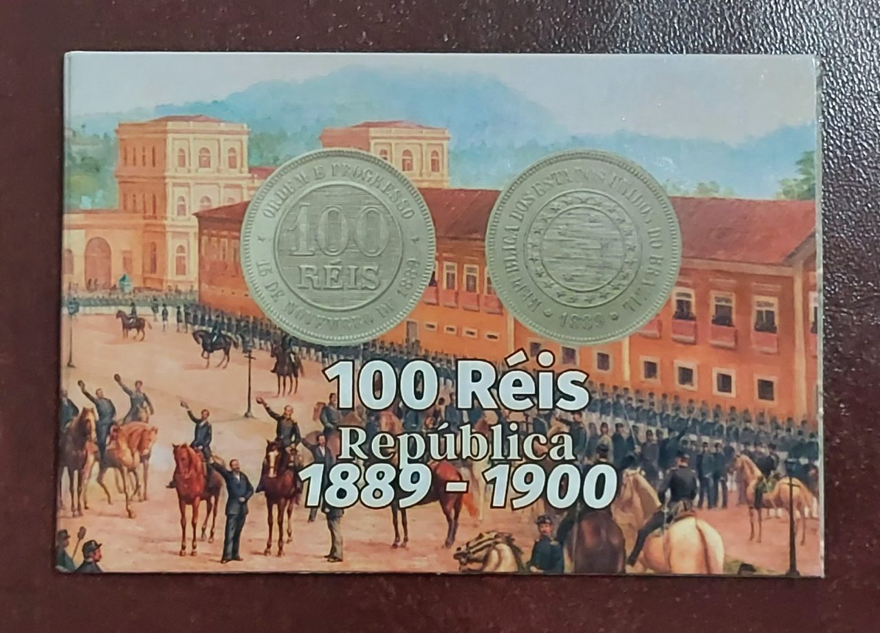 | Casa do Colecionador Blister+moeda de 100 Réis Sku 1211