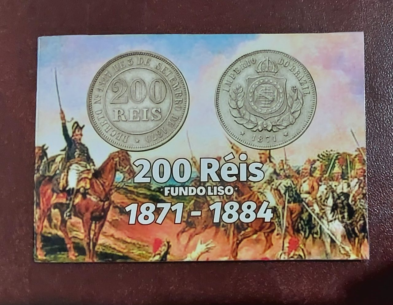 | Casa do Colecionador Blister+moeda de 200 Réis Sku 1217