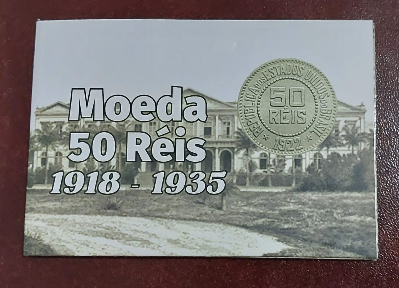 | Casa do Colecionador Blister+moeda de 50 Réis Sku 1218