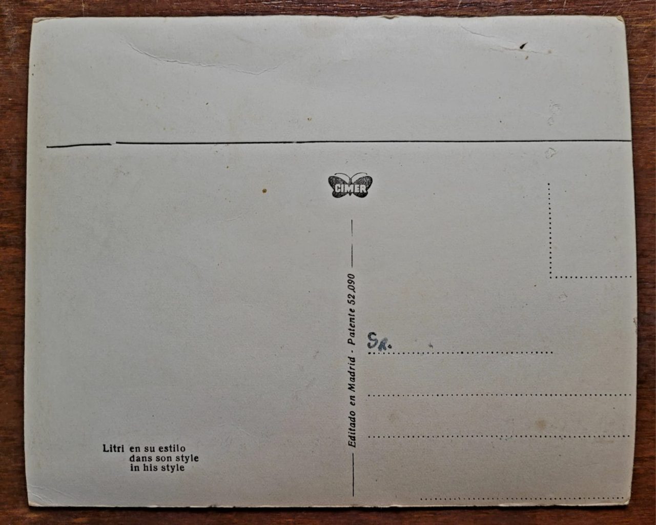 | Casa do Colecionador Cartão Postal Estrangeiro - Espanha (Madrid) Tourada