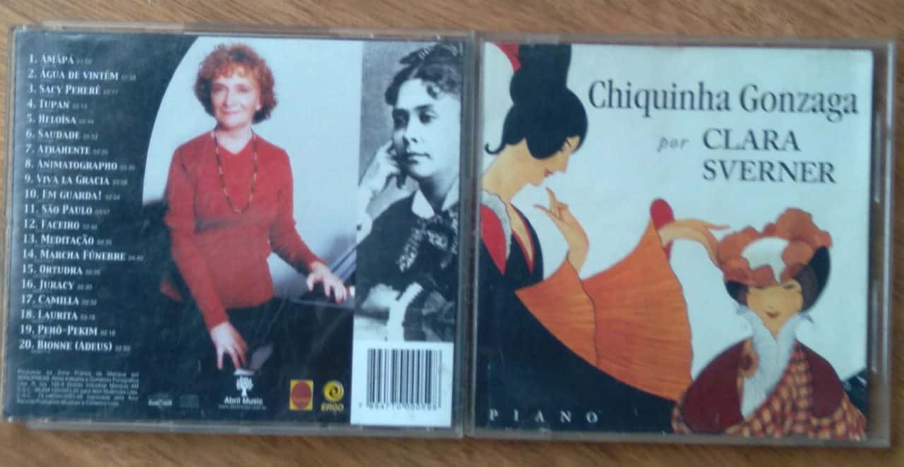 | Casa do Colecionador Cd Clara Sverner ao piano interpreta Chiquinha Gonzaga.