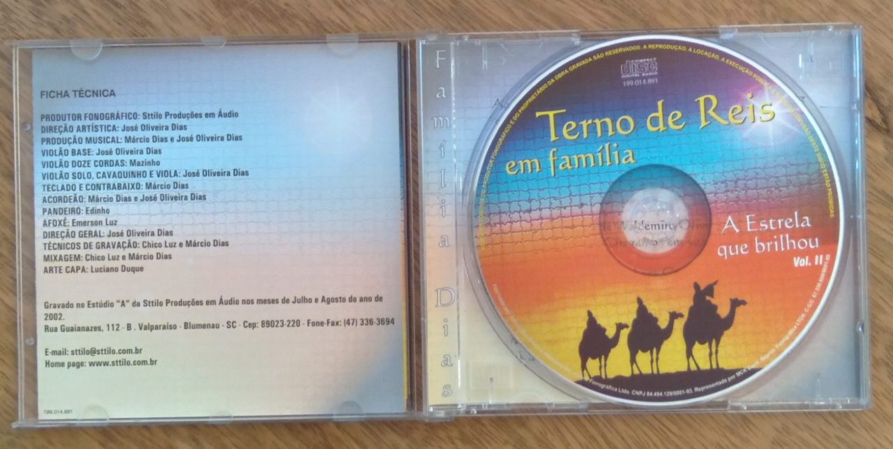 | Casa do Colecionador Cd Terno De Reis Em Familia 2 A Estrela Que Brilhou Cumpre Se A Profecia