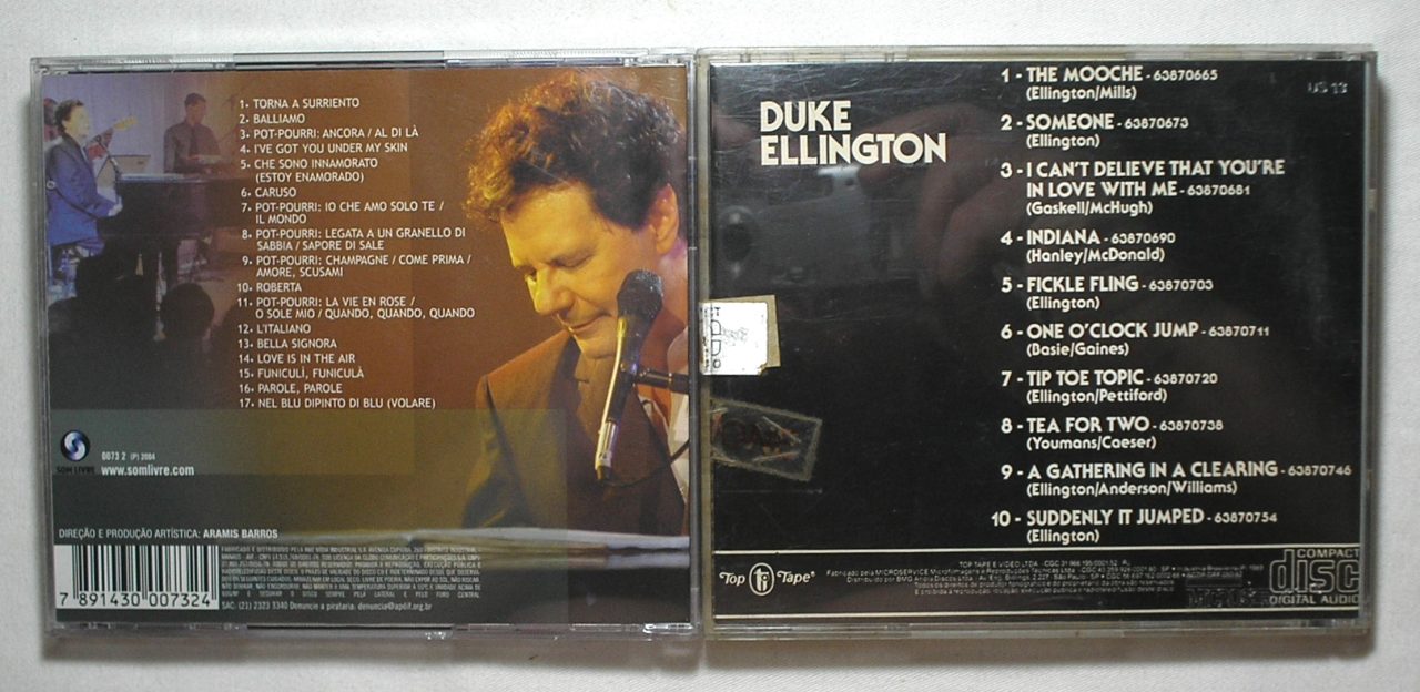| Casa do Colecionador Cinco CD's antigos da época - Grandes Sucessos da época - Enya Collection / Victor Biglione / Josh Groban / Luciano Bruno / Duke Ellington