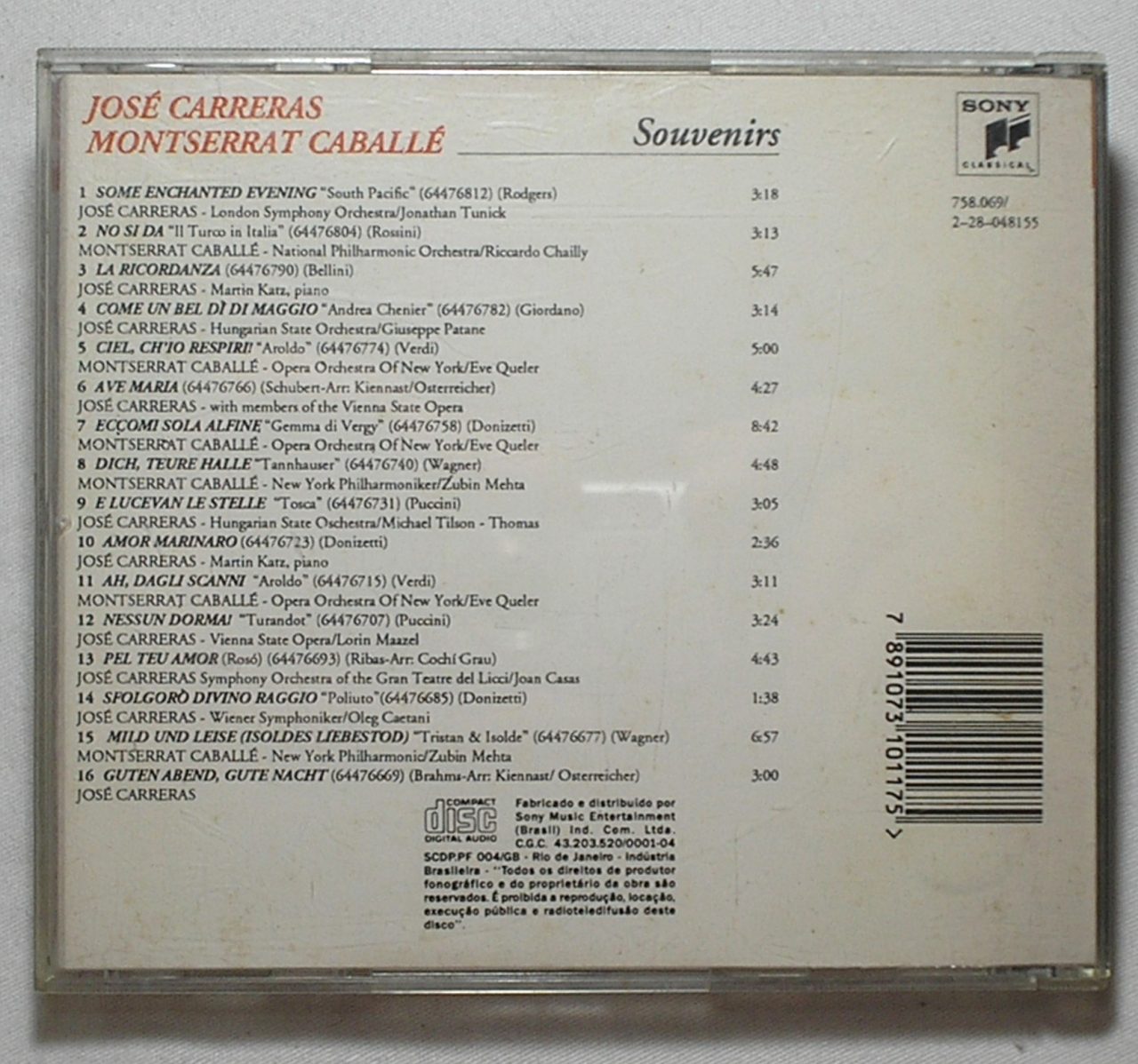| Casa do Colecionador Cinco CD's antigos da época - Grandes Sucessos da época - Enya Collection / Victor Biglione / Josh Groban / Luciano Bruno / Duke Ellington