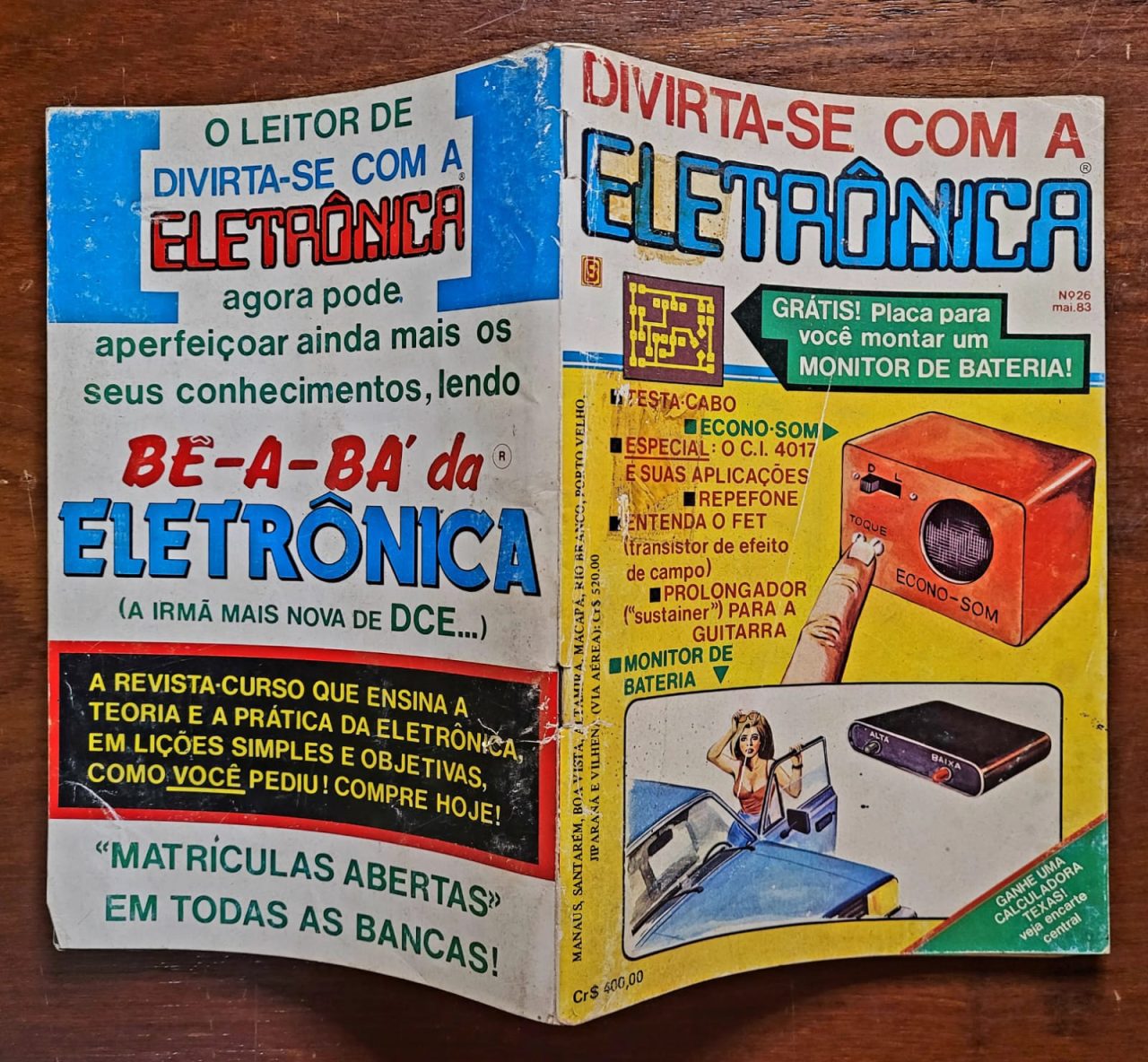| Casa do Colecionador Divirta-se com a Eletrônica Nº 26 - Maio de 1983