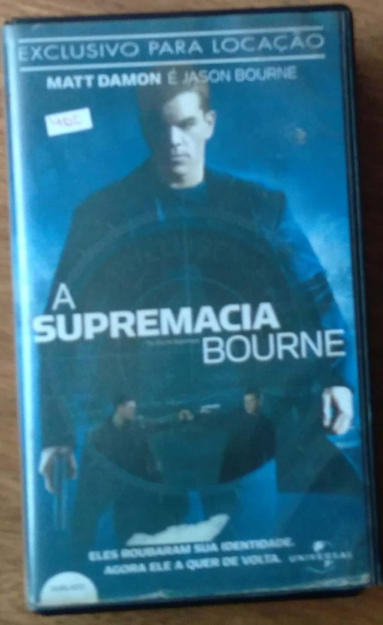 | Casa do Colecionador Fita VHS dublada A Supremacia Bourne. Matt Damon.